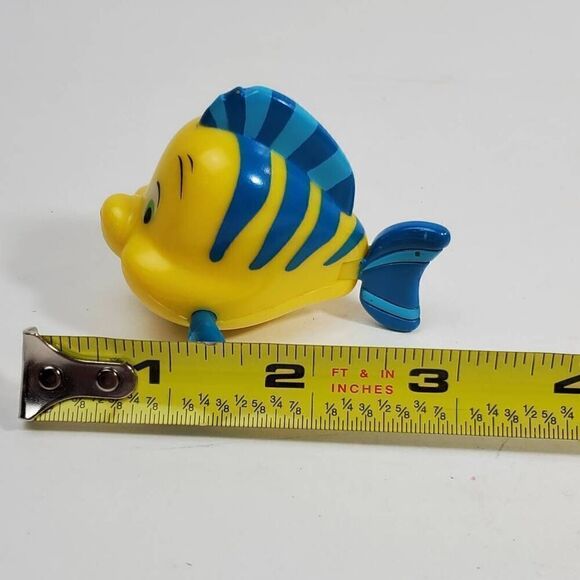 1996 Disney's The Little Mermaid Flounder Fish McDonald's Happy Meal Toy - Picture 3 of 4